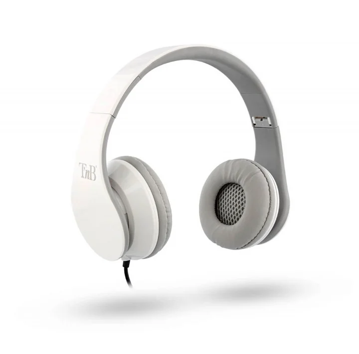 T'nB Stream Wired Headband Kopfhörer Musik White