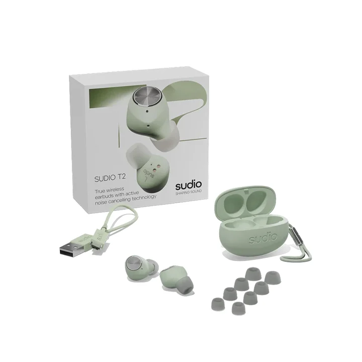 T2 Headset Wired In-ear Calls/Music USB Type-C Bluetooth Green (DNC, 7.50 h, Kabellos, Kabelgebunden), Kopfhörer, Grün