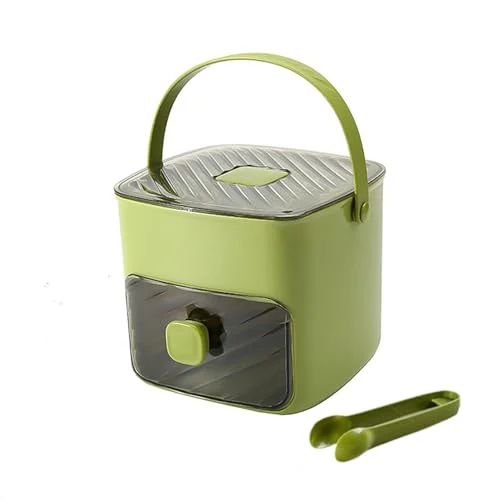 Taicols - Klein Eiswürfelmaschine, Ice Cube Maker, mit 48 Gitter Eiswürfelform, Eiswürfelmaker mit Schublade und Aufbewahrungsbehälter, Eiswürfel mit Behälter