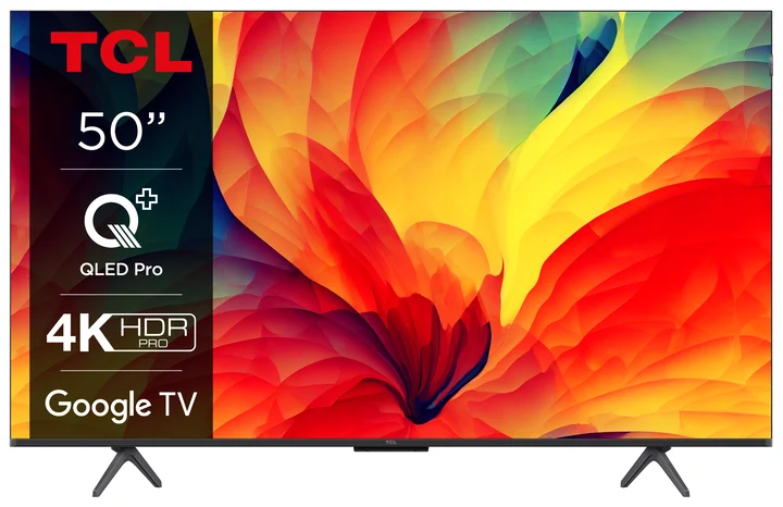 TCL 50QLED780 - QLED 50 TV (127 cm) - 4K UHD 3840x2160 - HDR10 - Google TV - 3xHDMI 2.1 - WLAN