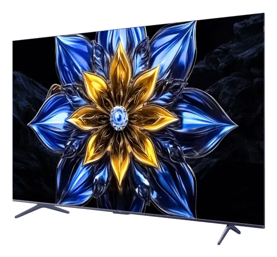 TCL - 55T8C 55 Zoll QLED 4K HDR UHD Fernseher, Smart Google Tv Dolby Vision Atmos,144Hz Motion Clarity Pro, Game Bar, ALLM, Freesync, Onkyo 2.1 Sound,