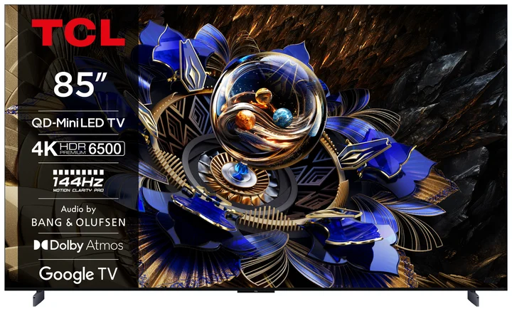 TCL 85X11K, 2,16 m (85"), 3840 x 2160 Pixel, QD-Mini LED, Smart-TV, WLAN, Schwarz