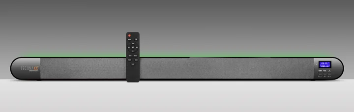 TECHNAXX 2.0 Bluetooth SOUNDBAR TX-139 mit DAB+ und Hintergrundbeleuchtung