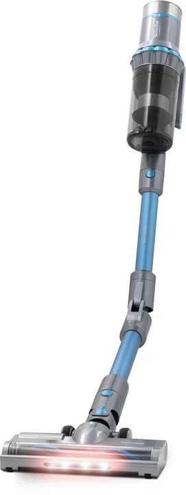 TechniSat - TECHNIMAX AS 7 – kabelloser Akkustaubsauger (Akku, bis zu 60 min, Saugleistung 26000Pa, bürstenloser Motor, knickbares Aluminium Saugrohr,