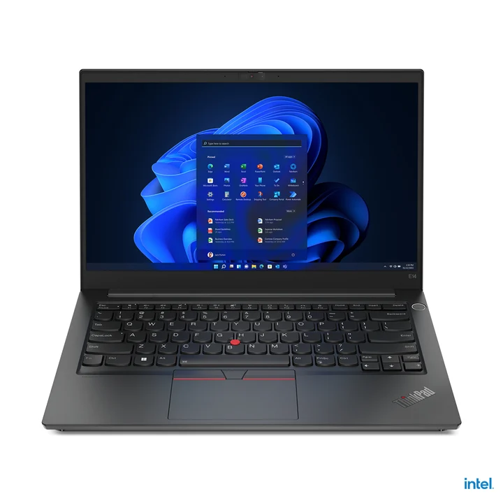 ThinkPad E14 Gen 4 (14", 256 GB, 8 GB, DE, Intel Core i5-1235U), Notebook, Schwarz