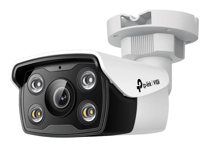 TP-LINK - VIGI 5MP Vollfarb-Bullet-Netzwerkkamera, 120dB WDR, KI-Erkennung, Zwei-Wege-Audio, H.265+, IP67, bis zu 256 GB (VIGI C350 (2,8 mm))