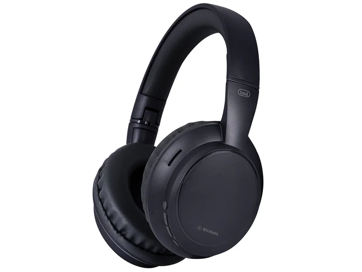Trevi Cuffie DJ 12E35 BT Wireless Bluetooth Over-Ear Pieghevoli Nere