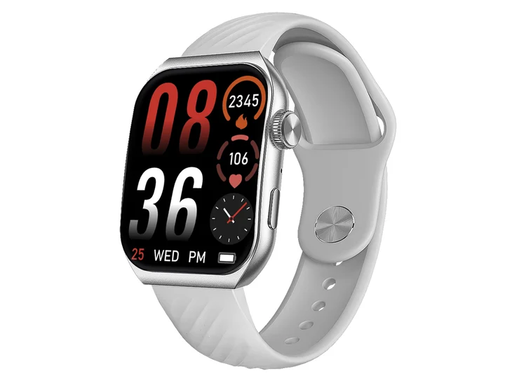 Trevi Smartwatch T-FIT 400 C Silber AMOLED curved always-on mit Anruffunktion