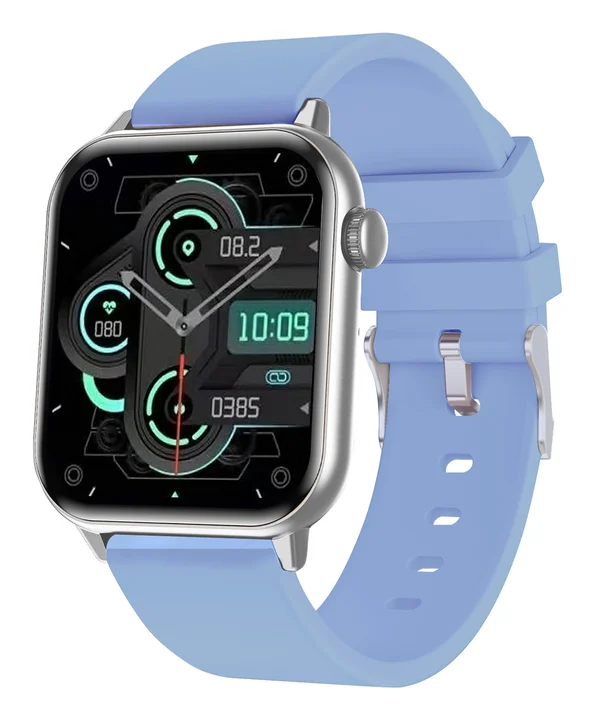 Trevi T-FIT 201 A Smartwatch 1,85" AMOLED Silber/Blau IP67 Herzfrequenzmesser