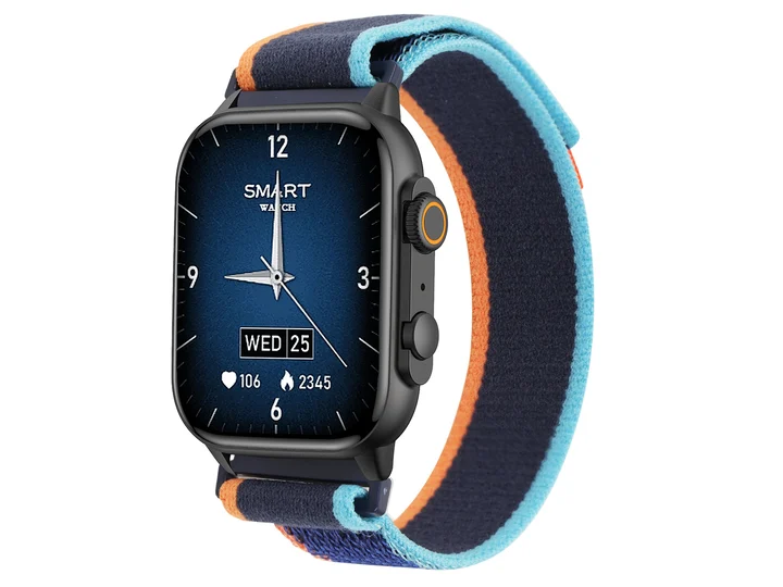 Trevi - T-FIT 430 A Smartwatch mit Display 1,95 Zoll Amoled, Smartwatch mit kabelloser Anruffunktion, Kontrolle von Training und Wellness, Schlafüberwachung,