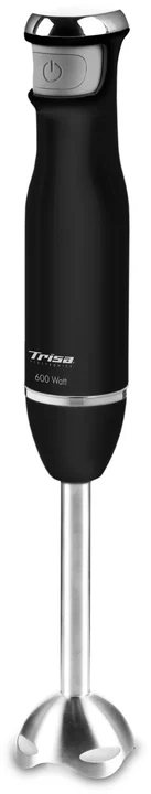 Trisa - Stabmixer Diners Edition Schwarz – 600W Pürierstab mit Edelstahl-Mixfuss & Smart Control – Elektrischer Stabmixer zum Pürieren, Zerkleinern & Mixen