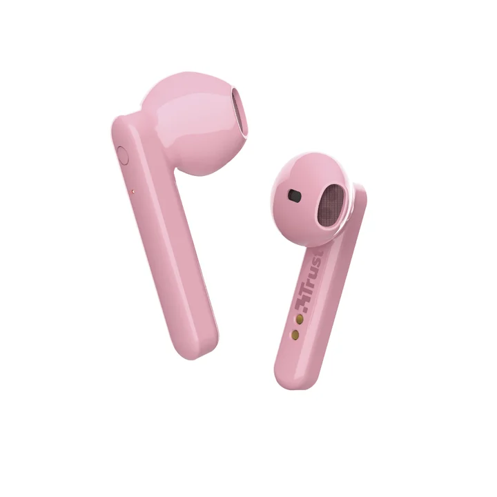 Trust - Mobile Primo Touch Bluetooth Kopfhörer, In-Ear Kabellose Ohrhörer, Earbuds mit Ladecase, TWS, Integriertes Mikrofon, bis zu 10 Stunden Spielzeit, für