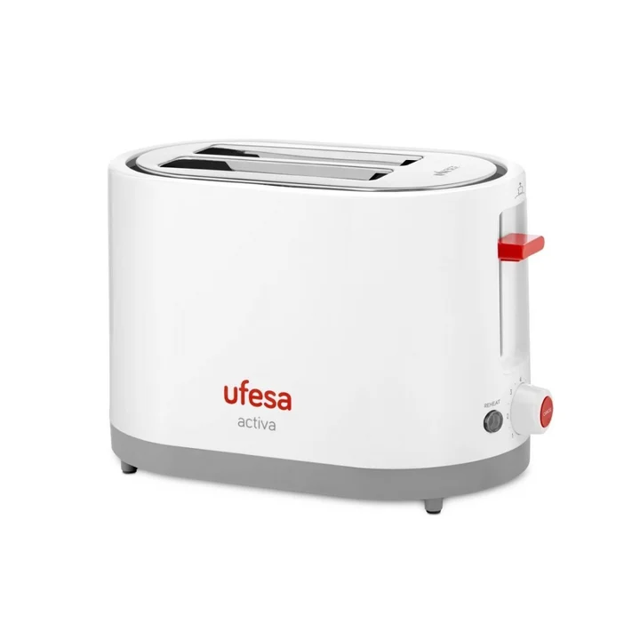 Ufesa TT7385 Toaster 7 2 Scheibe(n) 800 W Grau, Rot, White