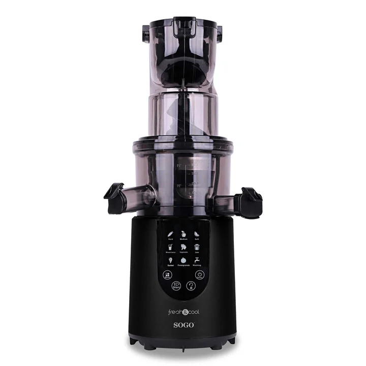 Vertical Slow Juicer Digital Touch Panel-200w, Entsafter, Schwarz - Vertical Slow Juicer Digital Touch Panel-200w, Entsafter, Schwarz