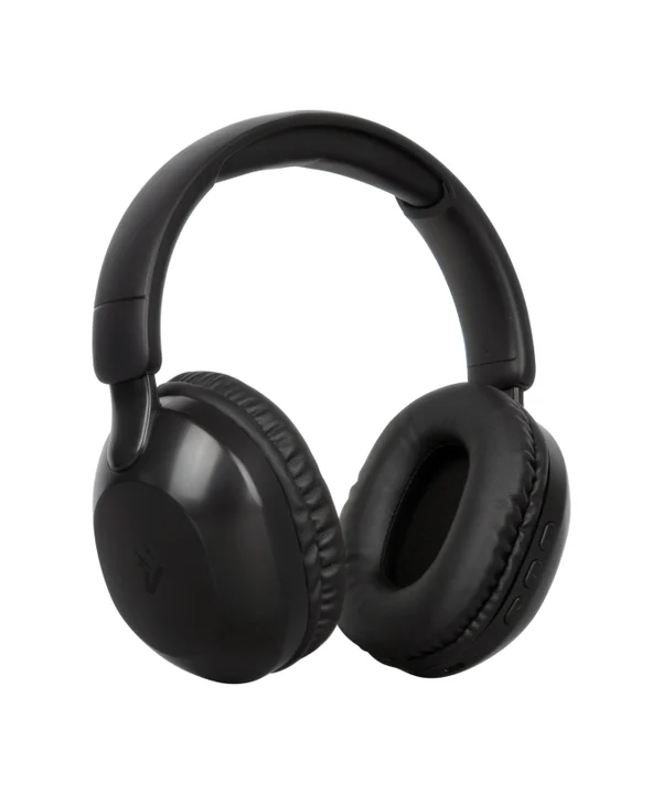 Vultech Cuffie Wireless Bluetooth 5.0 Over-Ear Octopus Nero con Microfono Autonomia 12h