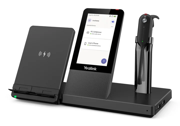 WH67 MS (Kabellos, USB-A), Office Headset, Schwarz - WH67 MS (Kabellos, USB-A), Office Headset, Schwarz