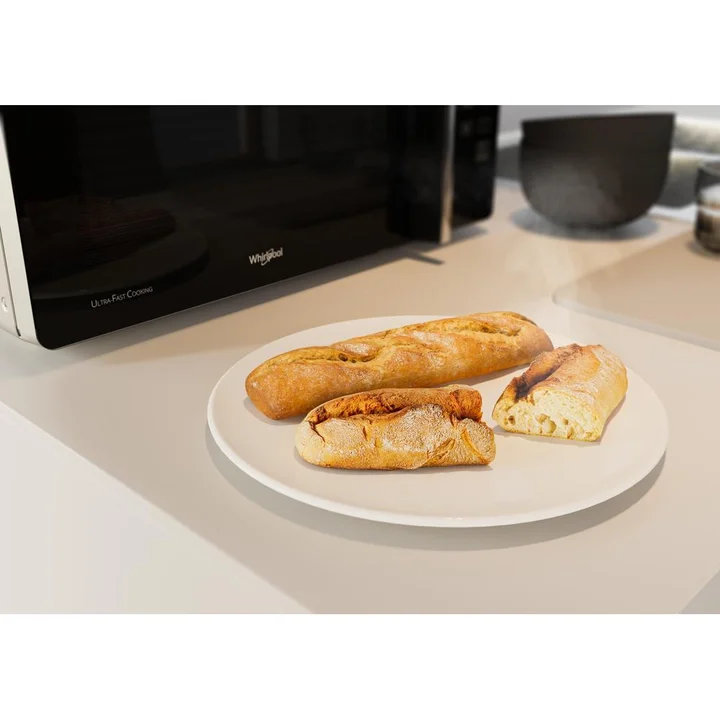 Whirlpool MCP 349 SL Mikrowelle Arbeitsfläche Kombi-Mikrowelle 25 l 800 W Schwarz, Silber