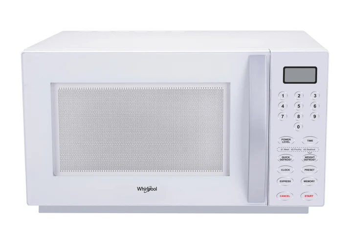 WHIRLPOOL MWO609WH Mikrowelle – Weiß – L52,5 x H27,7 x T32,8 cm