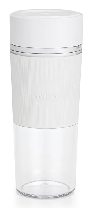 Wilfa - SWIFT Akku-Mixer I 300ml Tritan-Behälter BPA-frei I zerkleinert Obst, Gemüse, Gefrorenes & Eis mühelos I per USB-C wiederaufladbar I für die Schule,