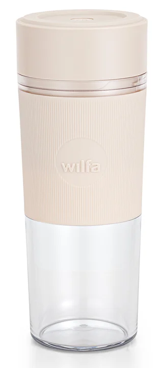 Wilfa - SWIFT Akku-Mixer I 300ml Tritan-Behälter BPA-frei I zerkleinert Obst, Gemüse, Gefrorenes & Eis mühelos I per USB-C wiederaufladbar I für die Schule,