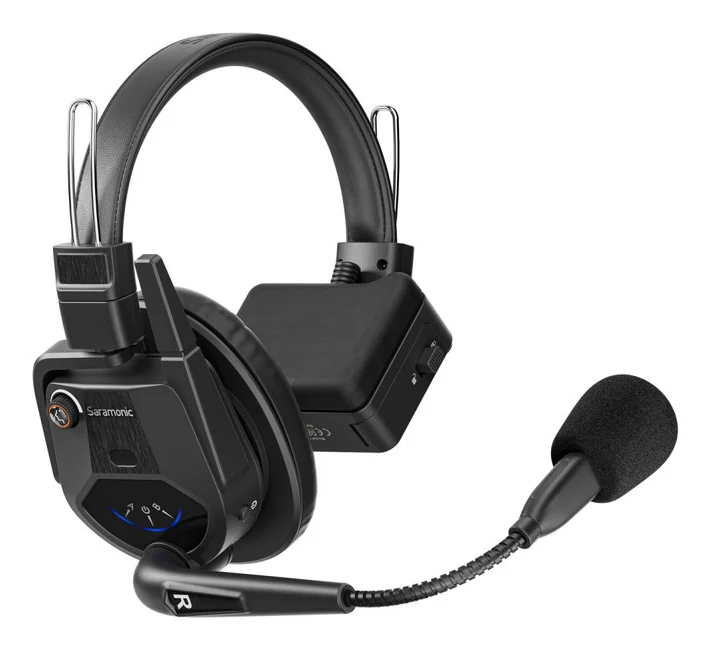 Witalk9-7S Wireless Intercom Headset System (Kabellos), Office Headset, Schwarz