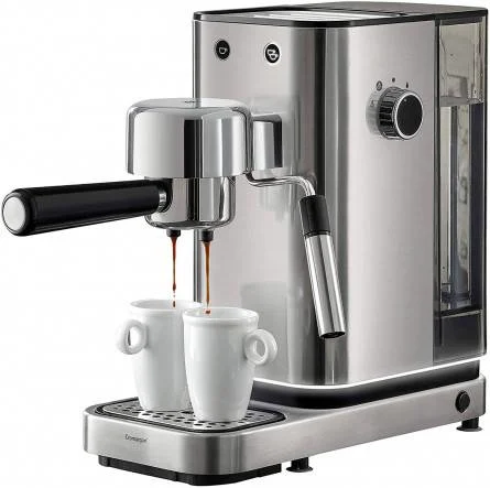 WMF - Lumero Espressomaschine Siebträger 1400 Watt, Siebträgermaschine, 3 Einsätzen, für 1-2 Tassen Espresso, auch für Pads, 15 bar, Tassenabstellfläche,