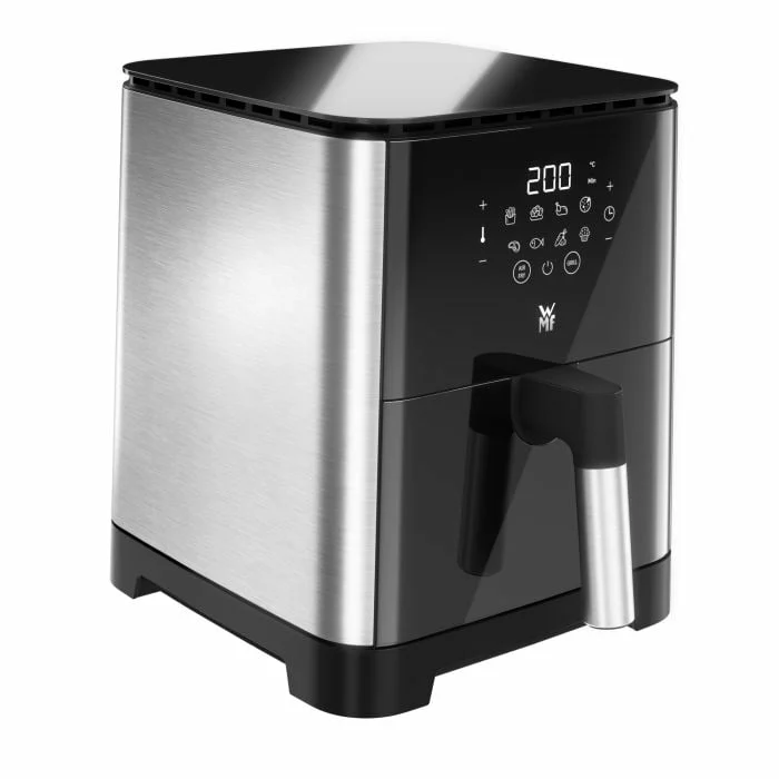 WMF Multitaste Heißluftfritteuse 1550 W 1kg Fassungsvermögen 8 Programme, Farbe:Silber