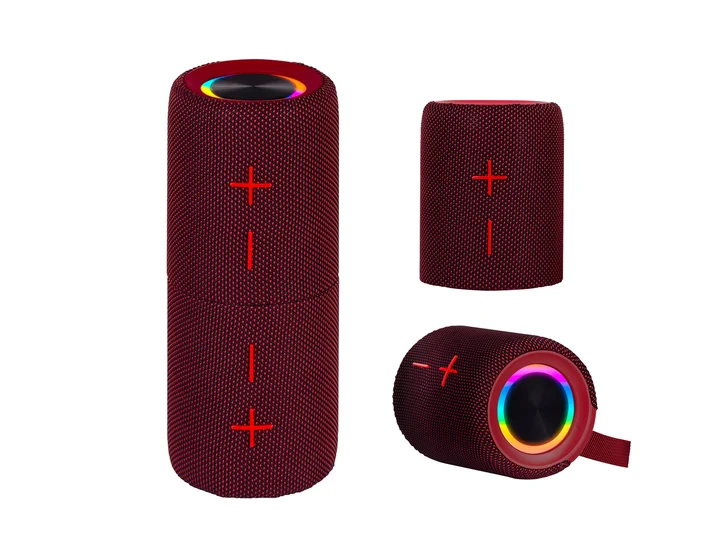 XR 8A44 DOUBLE Portable Amplified Speaker (Akkubetrieb), Bluetooth Lautsprecher, Rot