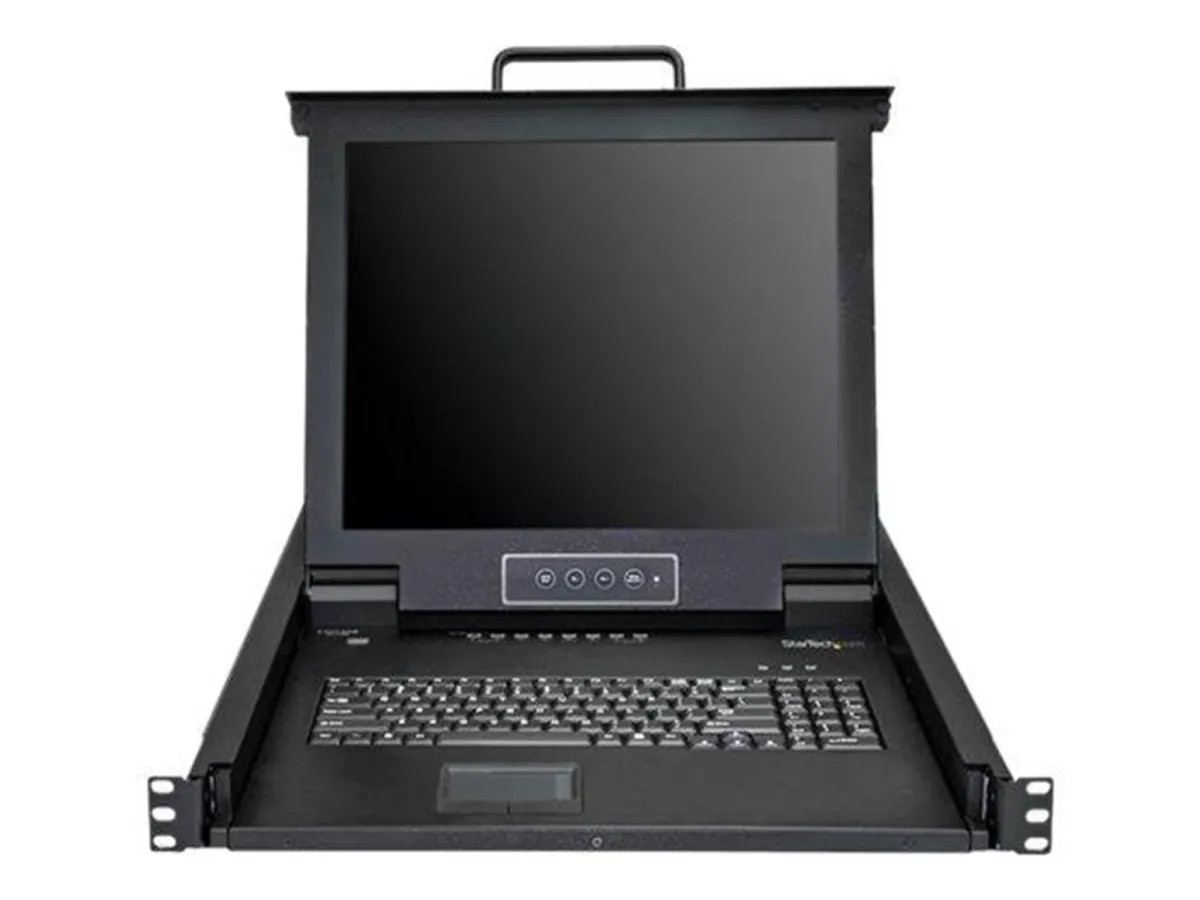17" StarTech.com Rackmount KVM Console - 8 Ports with 17" LCD Monitor - KVM console - 17"