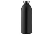 24Bottles Clima Bottle 0.85 L - Stone Finish - Tuxedo Black