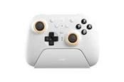 8BitDo Ultimate 2 Bluetooth - TMR - RGB - White - Nintendo Switch 1 & 2 - Wireless Controller - PC