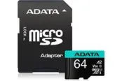 A-Data Premier Pro MicroSD/SD V30S - 100MB/s - 64GB