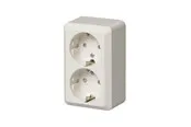 ABB Socket outlet schuko 2-g screwless term