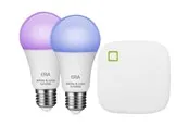 Adurosmart Startpakke 2 E27 RGB + Bridge 16mill. farver 2200-6500k ZigBee