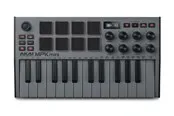 Akai MPK Mini MK3 - Midi Keyboard - 25 Mini Keys - 8 Pads - Grey