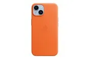 Apple iPhone 14 Leather Case with MagSafe - Orange
