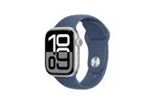 Apple Watch Series 10 GPS 42mm - Silver Aluminium Case with Denim Sport Band - S/M