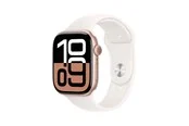 Apple Watch Series 10 GPS 46mm - Rose Gold Aluminium Case with Light Blush Sport Band - S/M