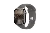 Apple Watch Series 10 GPS + Cellular 46mm - Titanium Case with Stone Grey Sport Band - M/L