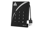 Apricorn Aegis Padlock 3.0 - Extern Festplatte - 2TB - Schwarz