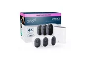 Arlo Ultra 2 4K UHD Wire-Free Security Camera System – 3 Cameras