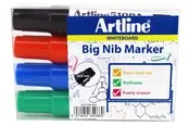 Artline EK5109AW4 Big Nib Whiteboardmarker