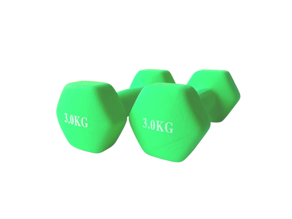 ASG NEOPRENE DUMBBELL SET 3KG