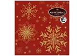 Asp-Holmblad Servietten "Crystal" Deep Red/Gold