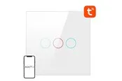 Avatto Smart Light Switch ZigBee LZTS02-EU-W3 3 Way No Neutral TUYA (white)
