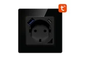 Avatto Smart WiFi Wall Socket N-WOT10-USB-B TUYA USB USB-C (black)