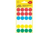 Avery Colour coding dots permanent assorted red green yellow blue white