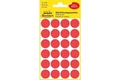 Avery Colour coding dots permanent red