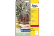 Avery Crystal clear labels (-20oC to +80oC)