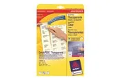 Avery L4770 - transparent address labels - 1000 pcs. - 25.4 x 45.7 mm
